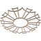 Ekena Millwork Augustus Wood Fretwork Pierced Ceiling Medallion, Red Oak, 26"OD x 9 1/8"ID x 3/8"T CMWP26X26X0375AURO - alternate 5